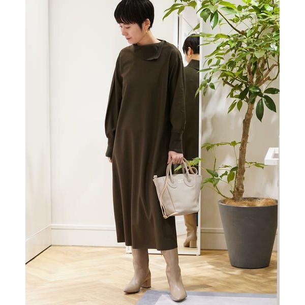 Tomorrowland トゥモローランド ウールミルドジャージーニットコンビ アシンメトリースタンドネックワンピース タカシマヤファッションスクエア 通販 Paypayモール