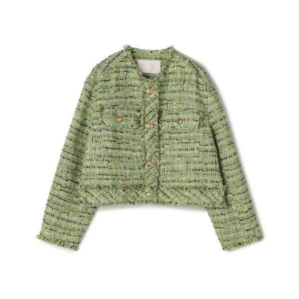 TOMORROWLAND（トゥモローランド） プレリーツイード クロップドクルー