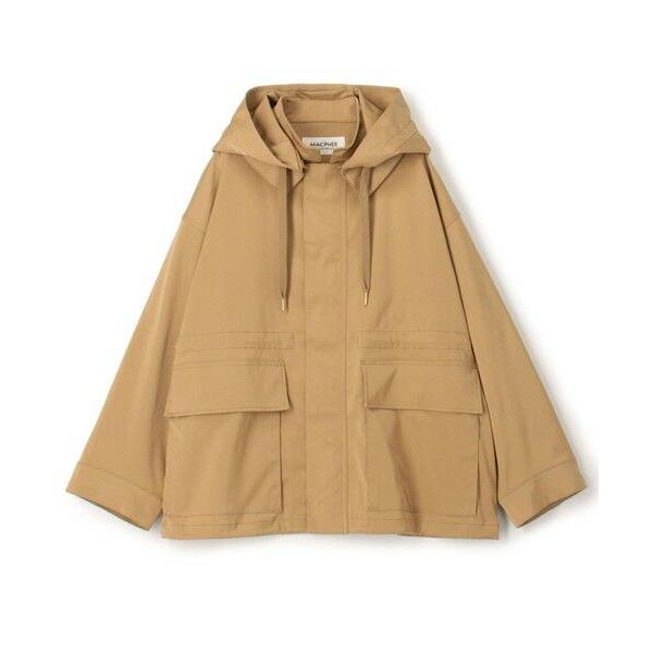 TOMORROWLAND（トゥモローランド） ダブルサテン フーディーブルゾン