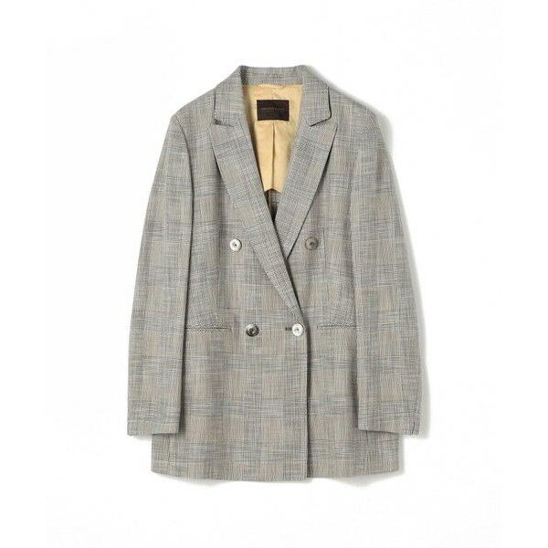 TOMORROWLAND / トゥモローランド シャイニーグレンチェック ダブル  