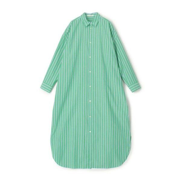 TOMORROWLAND（トゥモローランド） ストライプブロード ロングシャツ 