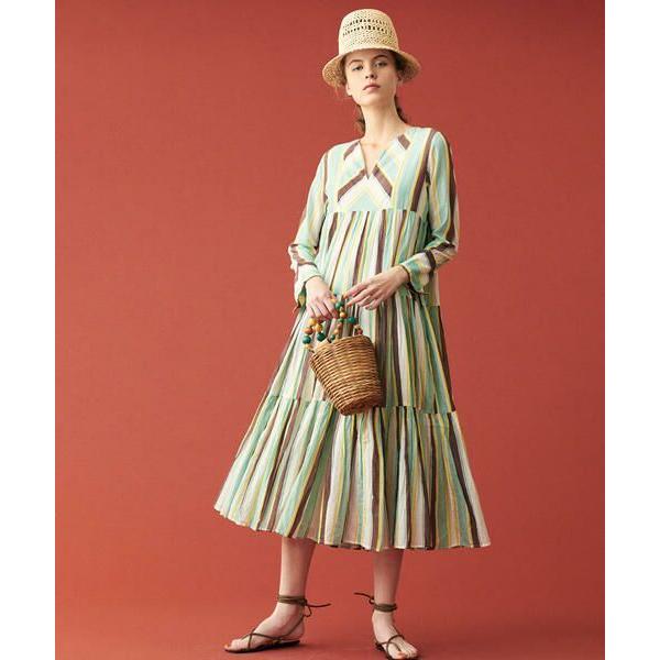 Tomorrowland トゥモローランド Fil コットンボイルストライプ ティアードワンピース タカシマヤファッションスクエア 通販 Paypayモール