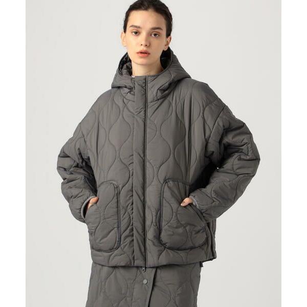 試着のみトゥモローランド キルティングコートネイビー