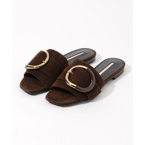 TOMORROWLAND / トゥモローランド BRENTA スエード バックルフラット