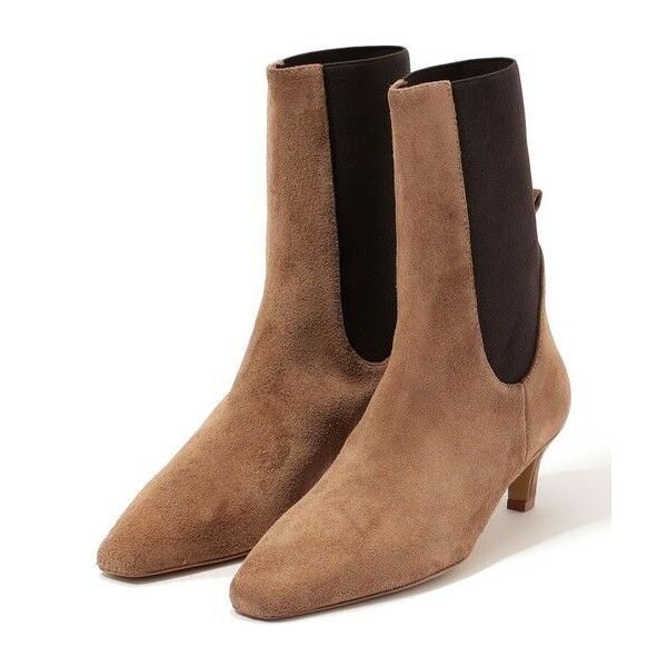 サイドコアブーツ　トゥモローランド 美品 TOMORROWLAND（トゥモローランド） ブーツ NUYOU レザー サイドゴア