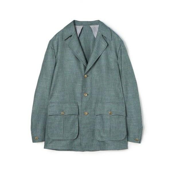 TOMORROWLAND コットンシルク サファリジャケット TOMORROWLAND（トゥモローランド） バンブーシルクコットン サファリ