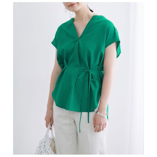 Adam Et Rope アダム エ ロペ 一部店舗限定 リネンライクバックツイストシャツ タカシマヤファッションスクエア 通販 Paypayモール