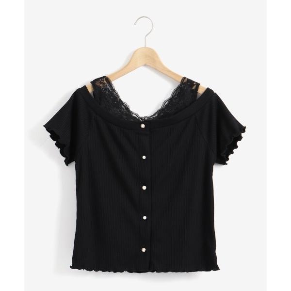 Majestic Legon マジェスティックレゴン オープンショルダートップス