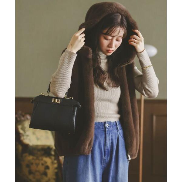 le.coeur blanc（ルクールブラン） ファーフードベスト : タカシマヤ