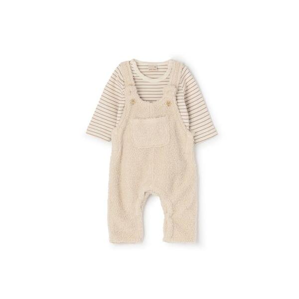 [Release date: December 4, 2025]★この商品はセール価格です★3,960円 → 2,772円(30%off)【カテゴリ】キッズ > マタニティ・ベビー・… > ロンパース【カラー】アイボリ-/モカチ...