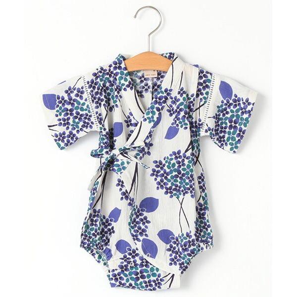 Petit Main プティマイン あじさい甚平ロンパース タカシマヤ