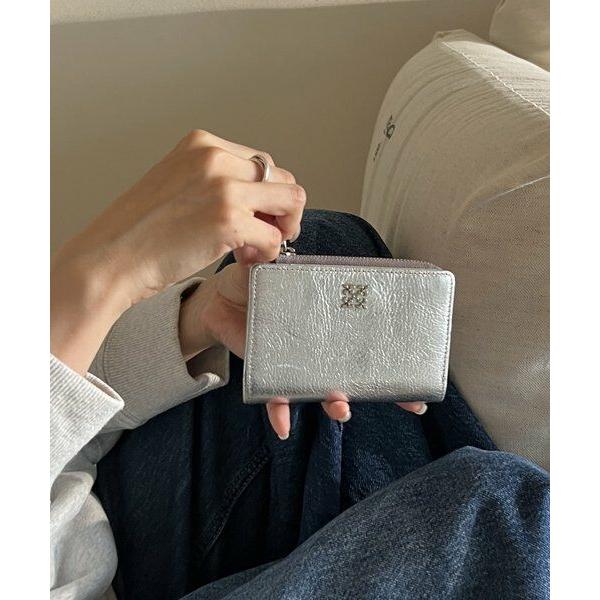 russet（ラシット） ミニモノグラムプレートハーフウォレット