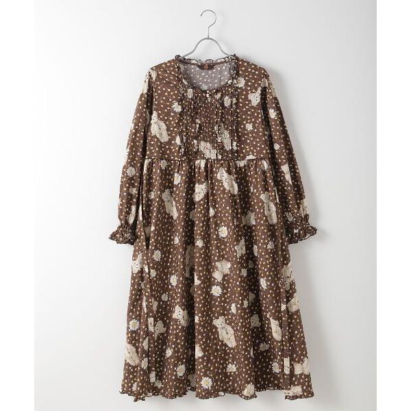 ピンクハウスヒナギクのミディ丈ワンピース ピンクハウスひな菊ロンドミディ丈ワンピース