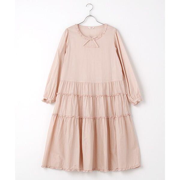 PINK HOUSE / ピンクハウス ローンティアードミディワンピース PINK HOUSE / ピンクハウス ローンティアードミディワンピース
