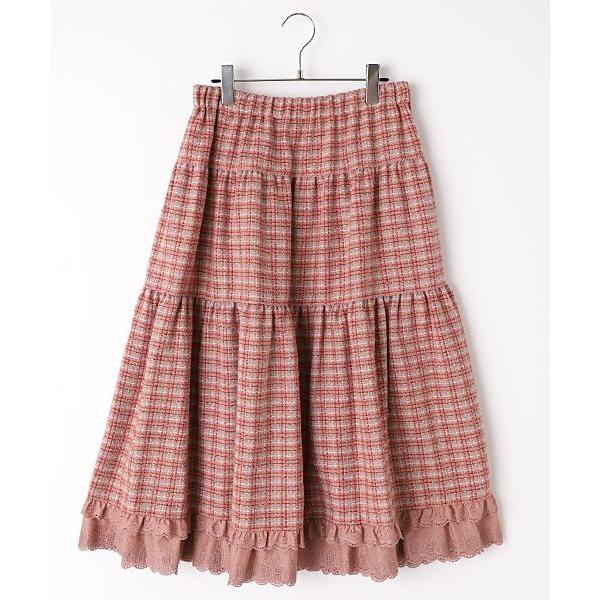 PINK HOUSE / ピンクハウス オリジナルコットンツイードスカート