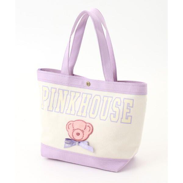 PINK HOUSE / ピンクハウス ○ロゴ＆Teddyワッペン付きバッグ