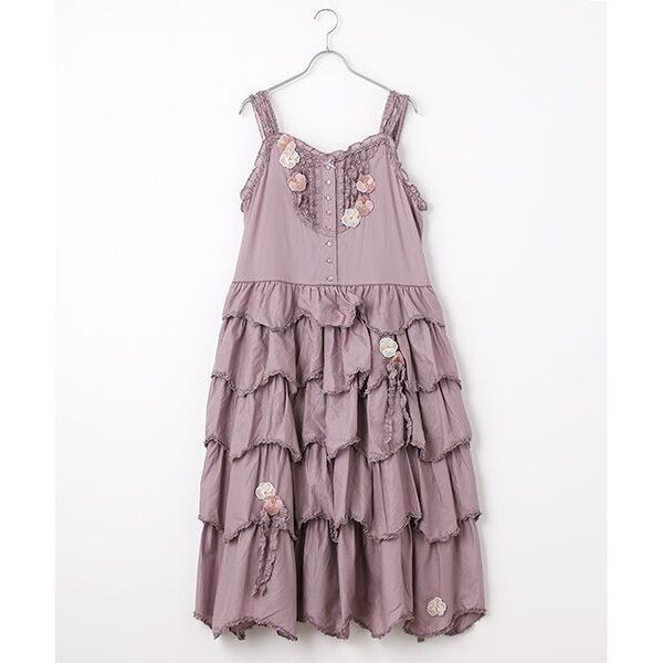 ピンクハウス パンジーレース使いローンキャミソールワンピース PINK HOUSE（ピンクハウス） パンジーレース使いローンキャミソール