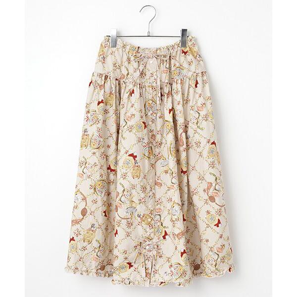 ピンクハウス❤️【美品】バラプリントの豪華段々スカート❤️ レースフラワープリントスカート｜ピンクハウスオフィシャルオンライン