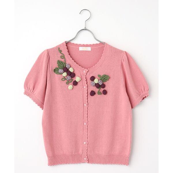 ピンクハウス PINK HOUSE カシミヤカーディガン 極美品】バランタイン