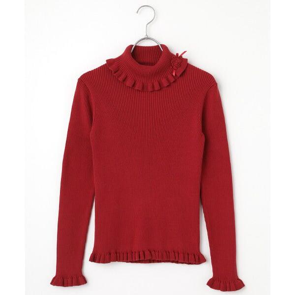 2024年　新品未使用タグ付き　ピンクハウス　ニット袖フリルブルゾン 2024年 新品未使用タグ付き ピンクハウス ニット袖フリルブルゾン