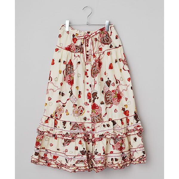 PINK HOUSE（ピンクハウス） スウィートメモリーズプリントミディ