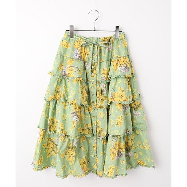 PINK HOUSE（ピンクハウス） なのはなプリントスカート : タカシマヤ