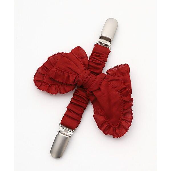 PINK HOUSE（ピンクハウス） リボンモチーフ付きサスペンダークリップ