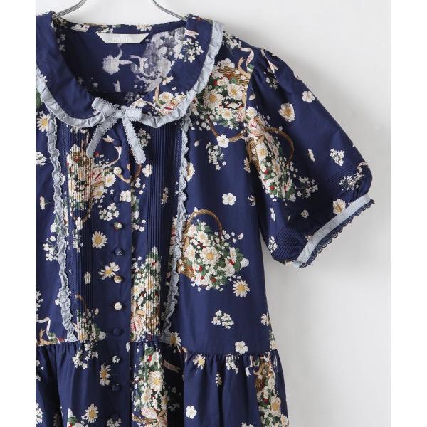 ピンクハウス ノースリーブ a2191fay363 タカシマヤファッションスクエア ロング マキシ丈ワンピース House ピンクハウス フラワーバスケットプリントワンピース Pink