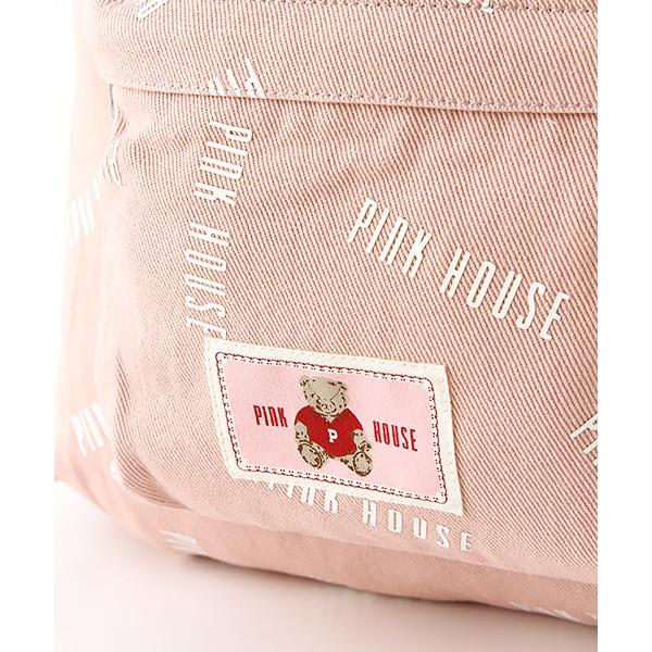 爆安 のpink House ピンクハウス ランダムロゴプリントリュック 高評価なギフト の