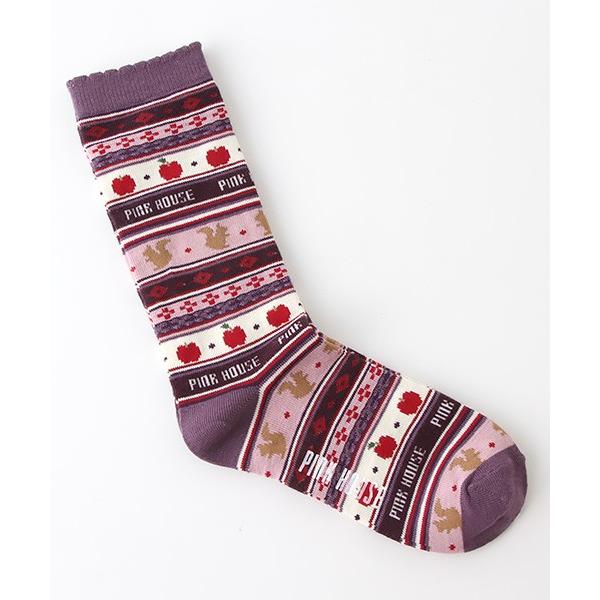 Pink House ピンクハウス アップルブロッサム柄ジャガードソックス タカシマヤファッションスクエア 通販 Paypayモール