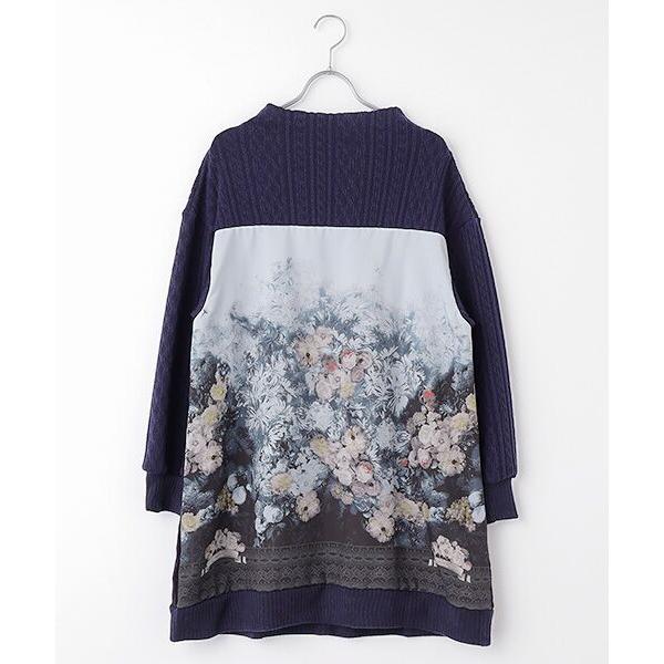 INGEBORG（インゲボルグ） ミスティガーデンpt.使いニットチュニック