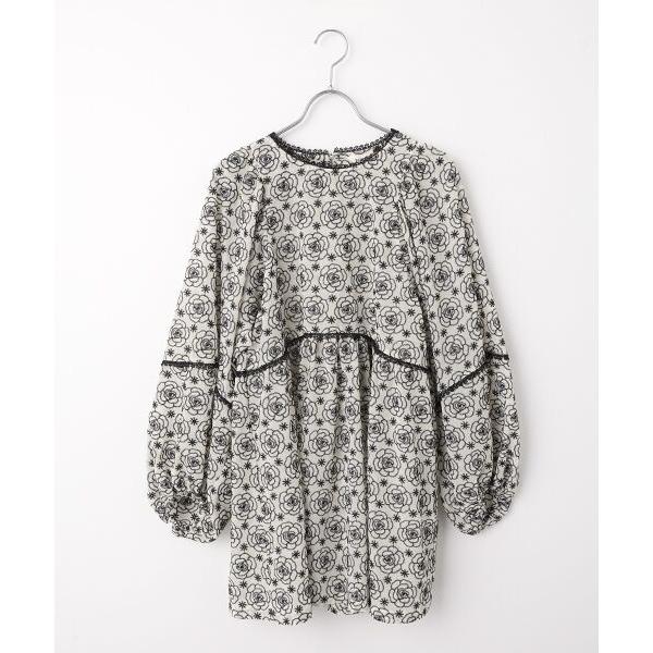 INGEBORG（インゲボルグ） カメリアシフォンレースチュニック