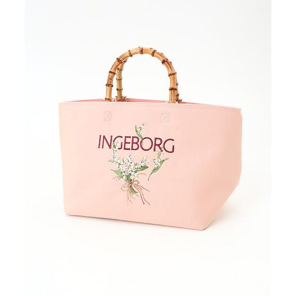 INGEBORG（インゲボルグ） バンブーハンドルトートバッグ : タカシマヤ