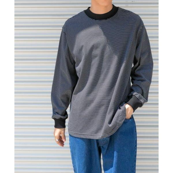 ITEMS URBANRESEARCH トレーナーDOORS ボーダーシャツ