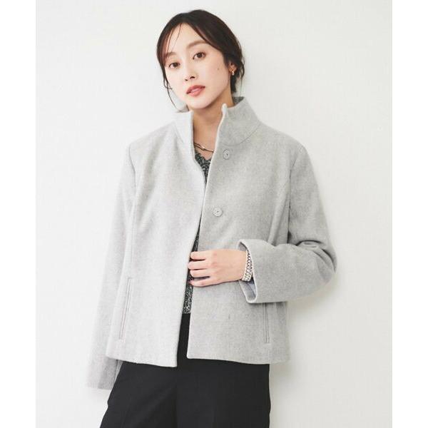 UNTITLED / アンタイトル スタンドカラーショートコート