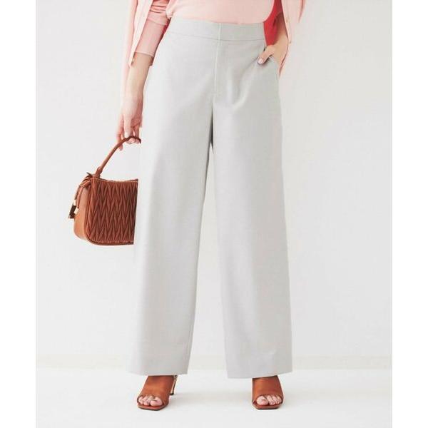 UNTITLED（アンタイトル） 【後ろウエストゴム/洗える】梳毛調ソフト