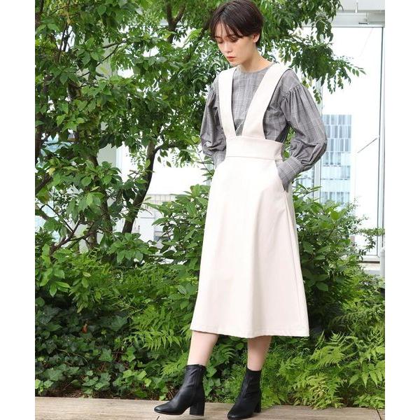 Ag By Aquagirl エージー バイ アクアガール エコレザーaラインジャンパースカート タカシマヤファッションスクエア 通販 Paypayモール