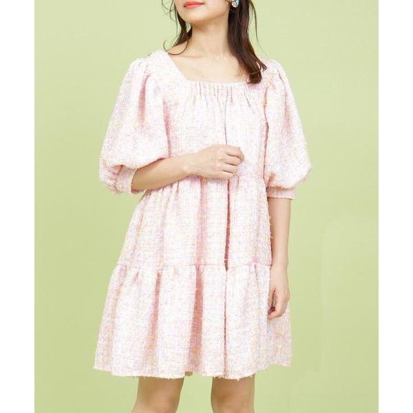 Anatelier アナトリエ Sister Jane コンフェッティツイードミニワンピース ピンク タカシマヤファッションスクエア 通販 Paypayモール