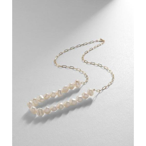 COCOSHNIK（ココシュニック） K10バロックパール ケーブルチェーン