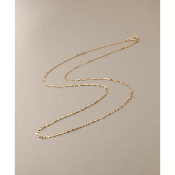 COCOSHNIK （ココシュニック）K18ベネチアンチェーン <No.218> COCOSHNIK / ココシュニック K18フレスコフラットチェーン