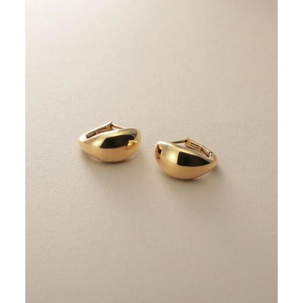 COCOSHNIK K18 地金ピアス COCOSHNIK（ココシュニック） K18ペアシェイプ ワンタッチピアス大