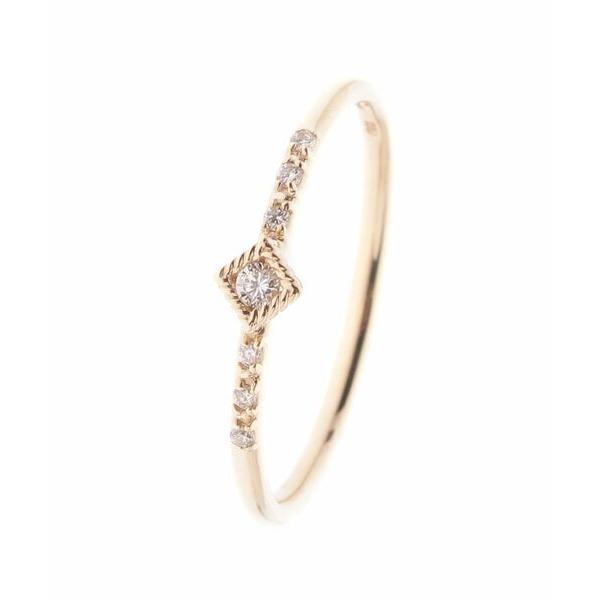 COCOSHNIK / ココシュニック ダイヤモンドスクエアはさみ留 サイド