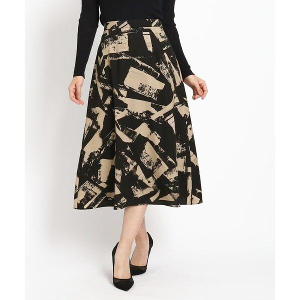 COUP DE CHANCE（クードシャンス） 【洗える／ウエストゴム入り】幾何