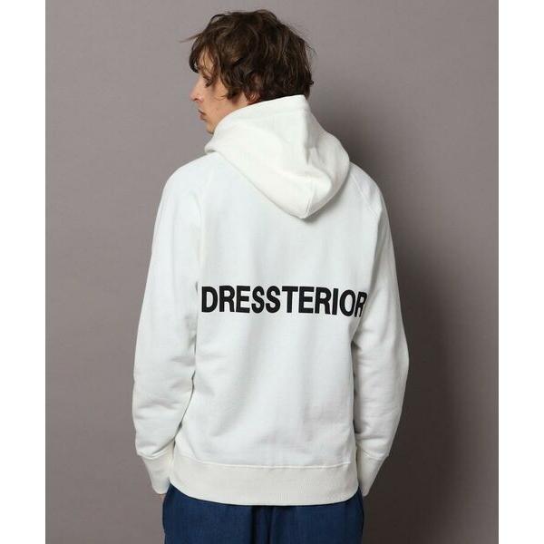 DRESSTERIOR / ドレステリア プレスコットン バックプリントパーカー