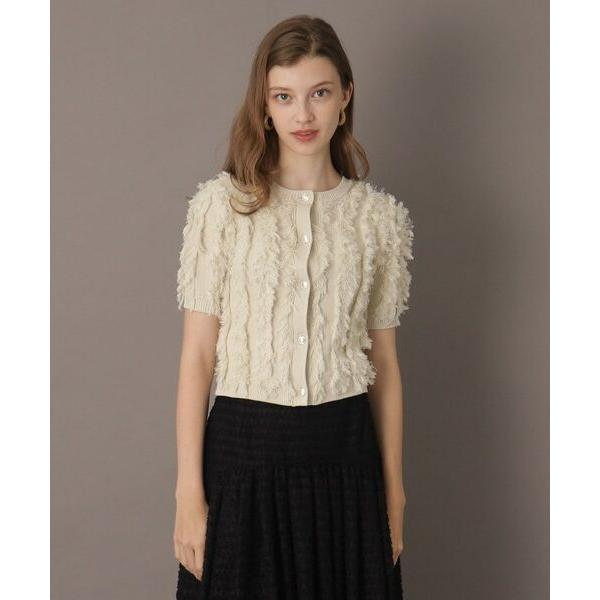 ドレステリア（DRESSTERIOR）/【前後2WAY洗える】半袖フリンジニット DRESSTERIOR（ドレステリア） 【前後2WAY/洗える】半袖フリンジニット