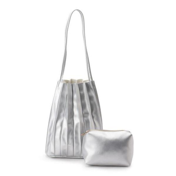 Hushush ハッシュアッシュ ポーチ付き プリーツ合皮トート タカシマヤファッションスクエア 通販 Paypayモール