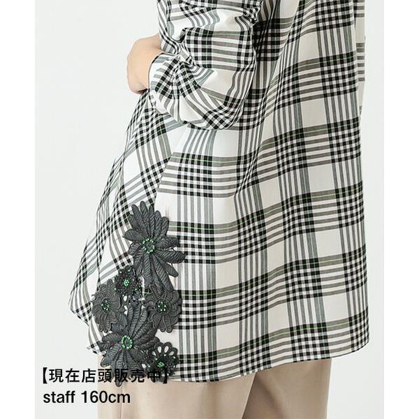 BEARDSLEY / ビアズリー チェックフレアブラウス