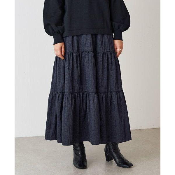 BEARDSLEY / ビアズリー レオパードティアードスカート  