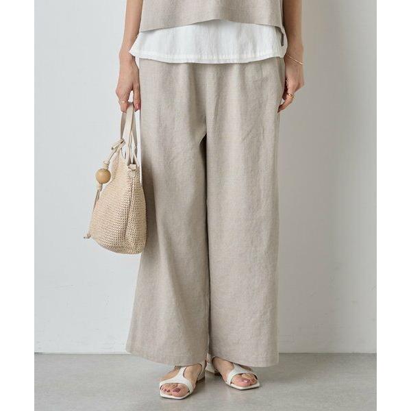 BEARDSLEY / ビアズリー ウエストリブリネンパンツ : タカシマヤ  