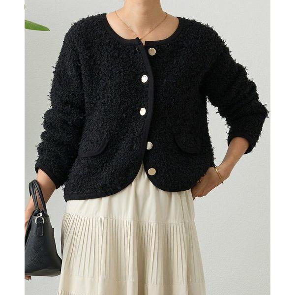 ビアズリー beardsley ニットチュールジャケット BEARDSLEY（ビアズリー） ニットチュールジャケット : タカシマヤ